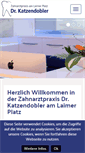 Mobile Screenshot of dr-katzendobler.de
